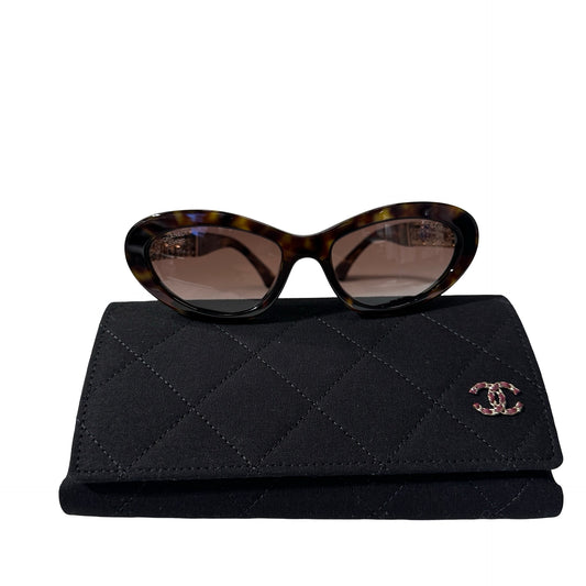 Used Chanel Sunglasses Brown