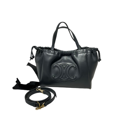 Calfskin CABAS CUIR TRIOMPHE Two Way Shoulder Bag [101521]