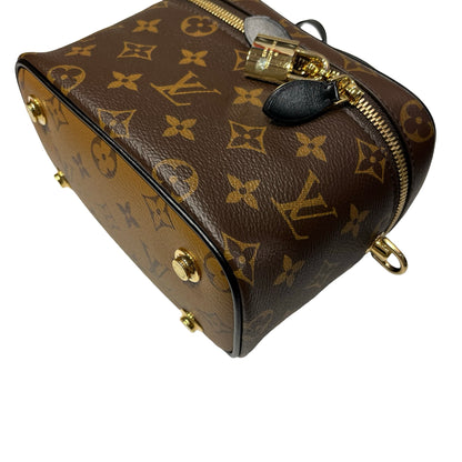 Used LOUIS VUITTON Vanity Case Cross Body Bag Brown GHW