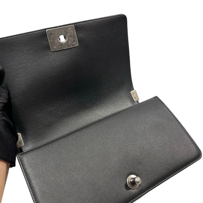 Brand New CHANEL Lambskin Boy Chain shoulder bag Black PHW