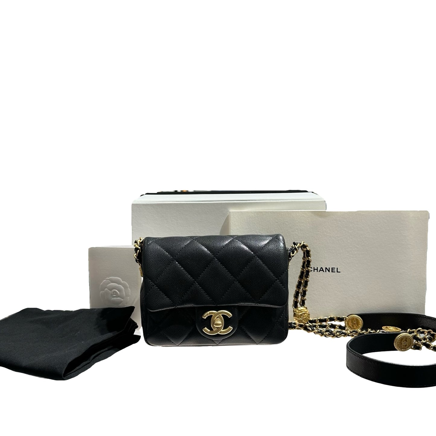 CHANEL MINI FLAP 17CM BAG [3000529]