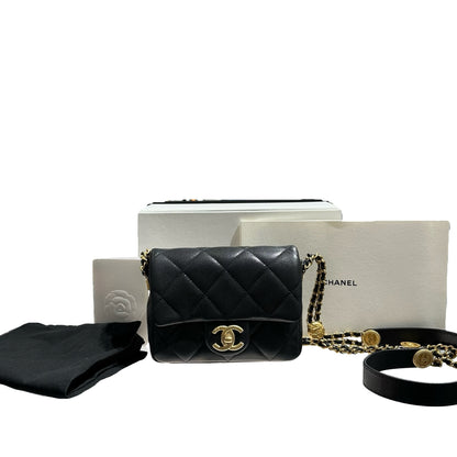 CHANEL MINI FLAP 17CM BAG [3000529]