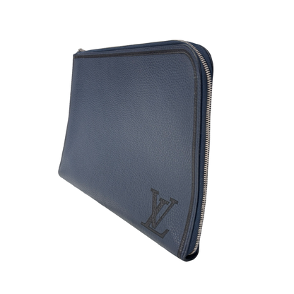 LV CLUTCH NAVY CALFSKIN PHW [3000203]