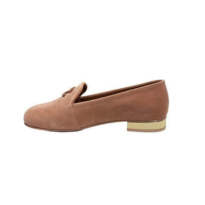 Used CHANEL Suede Shoes Pink