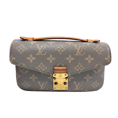 Used LOUIS VUITTON Autres Touiles Monogram Pochette Métis Shoulder Bag Gray GHW