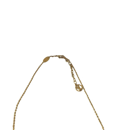 New LOUIS VUITTON Logo necklace M00596 Necklace GHW