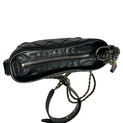Used CHANEL Gabrielle Chain Shoulder Bag Black