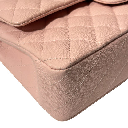 Used Chanel CF 25 Chain Shoulder Bag Light Pink GHW