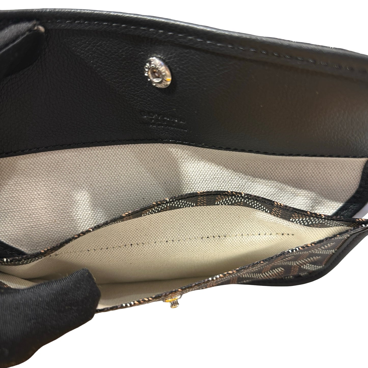 New GOYARD Tote PM Shoulder Bag Black PHW
