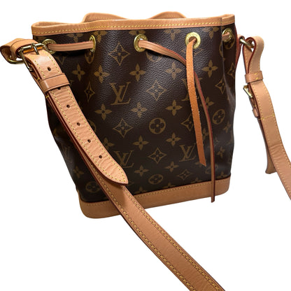 Used LOUIS VUITTON Monogram Neonoe Chain Shoulder Bag Brown GHW