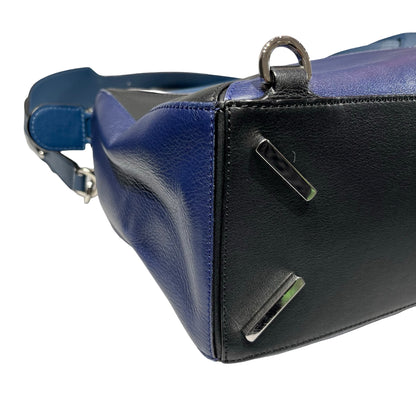 Used Loewe Calfskin Leather Puzzle bag medium Shoulder Bag Navy PHW
