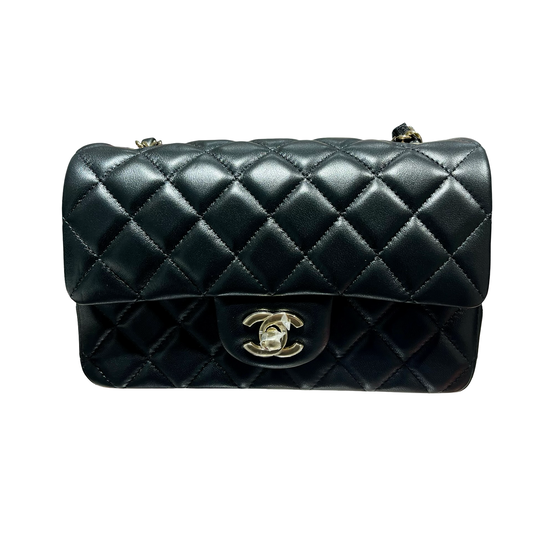CHANEL CF 20 BLACK LAMBSKIN GHW [3000611]