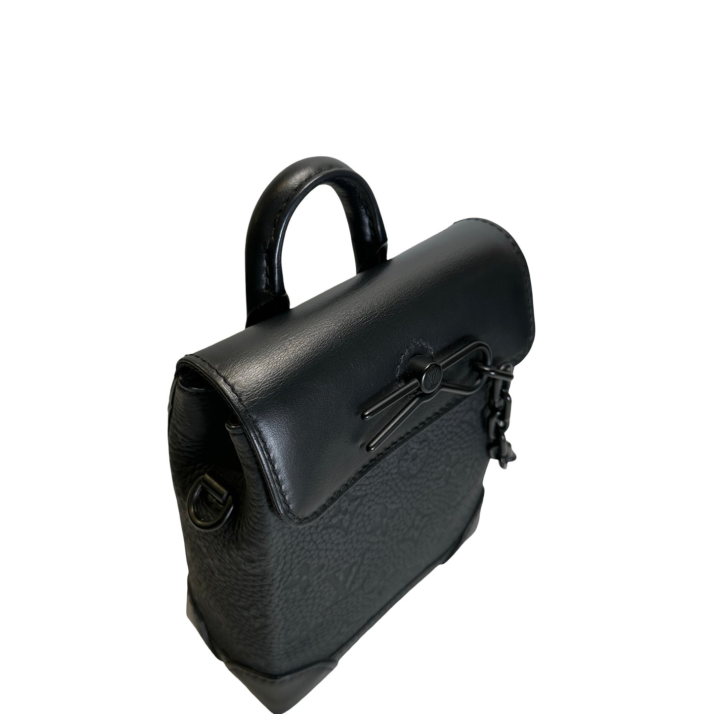 Used LOUIS VUITTON Monogram Leather Shoulder bag Backpack Black