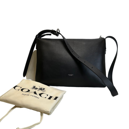 COACH Leather Crossbody Cross Body Bag Black