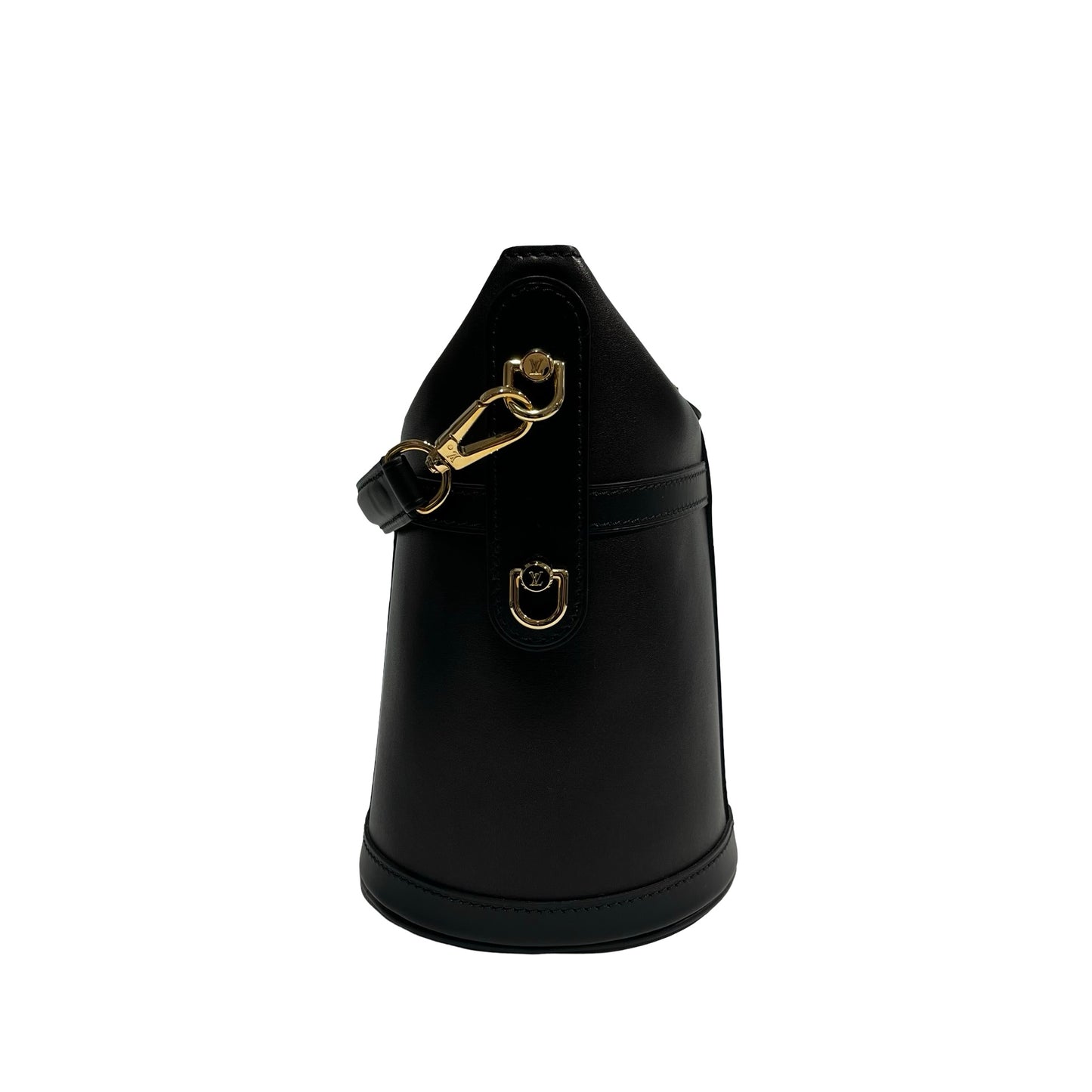 Used LOUIS VUITTON Sac Duffle Clutch Monogram GHW Black