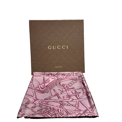 GUCCI PURPLE 90X90 SCARF [20004091]