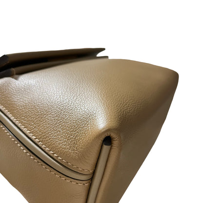 Used HERMÈS Mini 24/24 Two Way Shoulder Bag Brown GHW