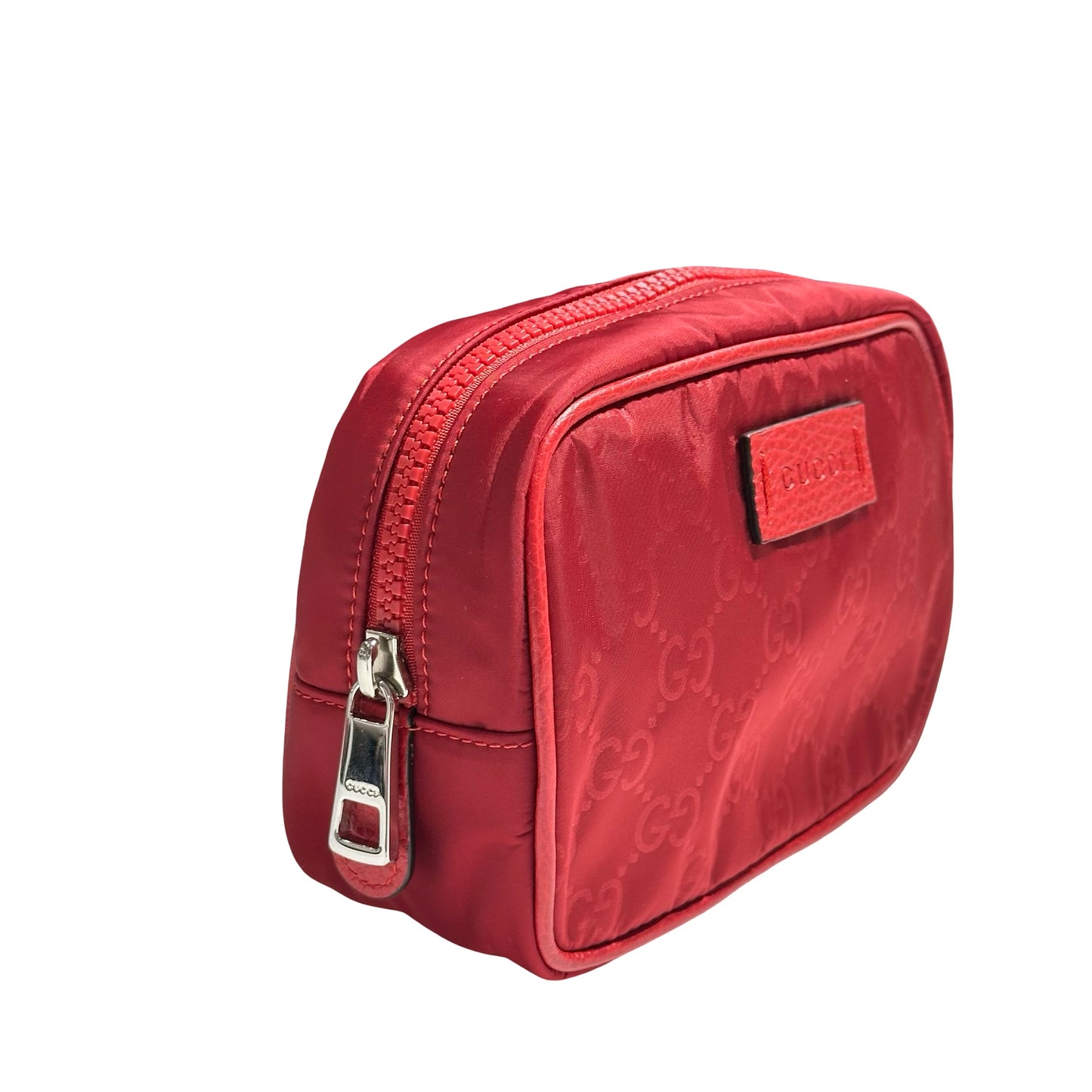 GUCCI GG POUCH RED NYLON [20004205]
