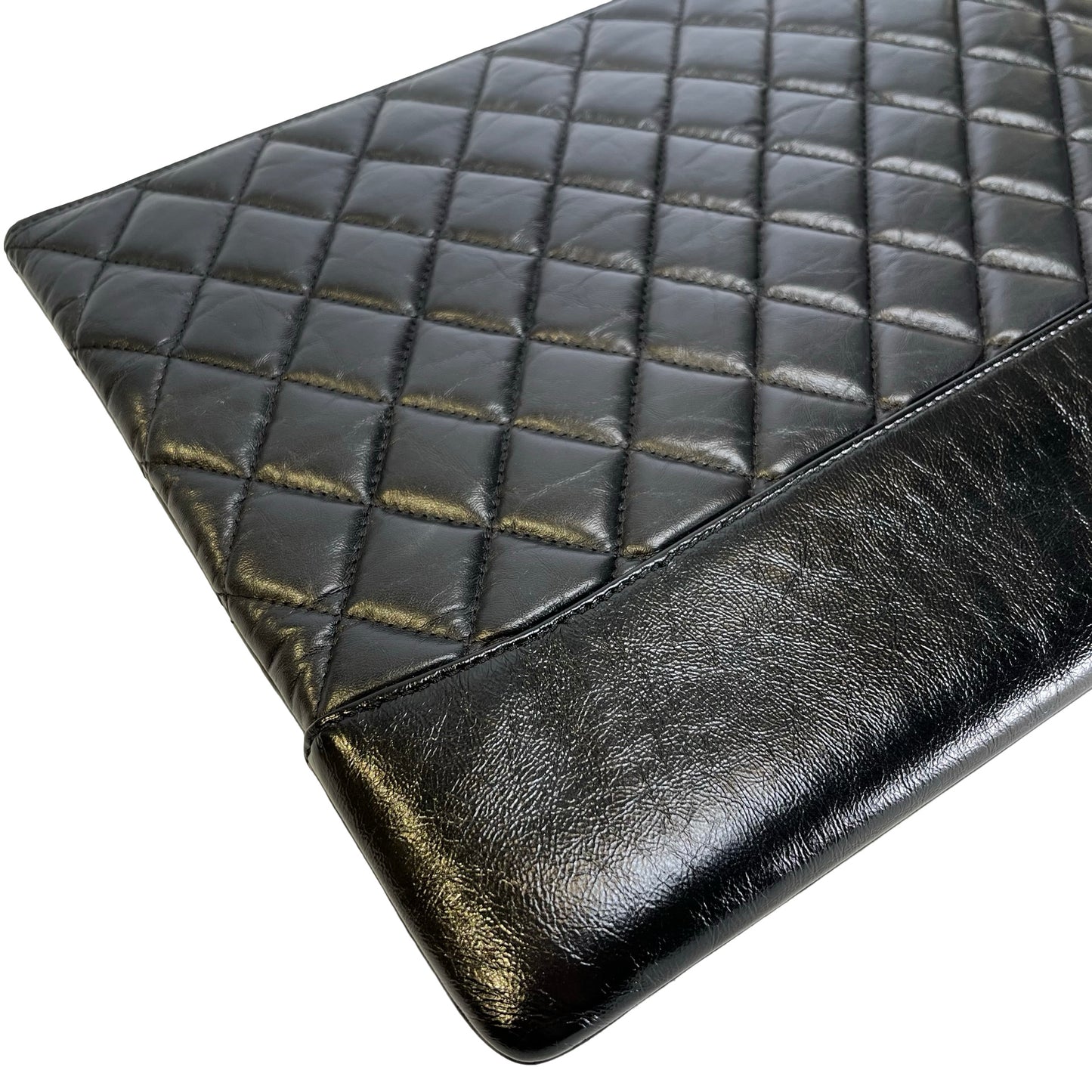 CHANEL Caviar Clutch Clutch Black GHW
