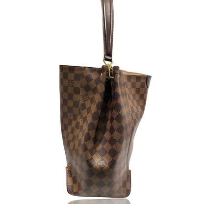 Used LOUIS VUITTON Monogram coated canvas Damier Cassa Hobo Shoulder Bag Brown GHW