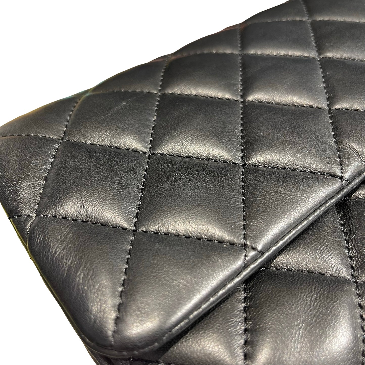 Chanel Classic Flap Shoulder Bag Black GHW