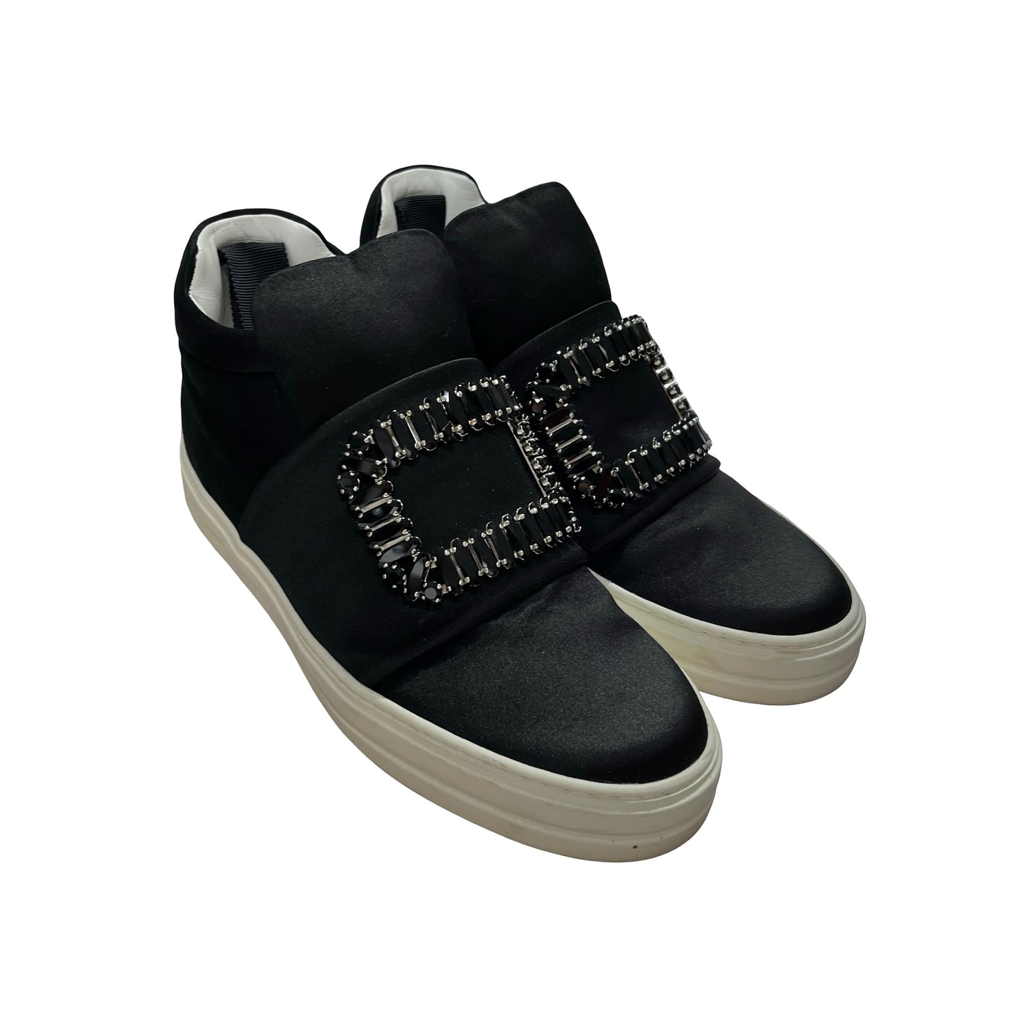 Used Roger Vivier Sneakers Black White