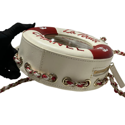 Used CHANEL Coco Lifesaver Small Round Bag Crossbody Bag