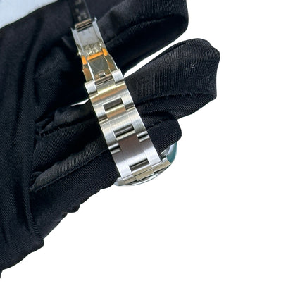Used ROLEX Stainless Steel Oyster Perpetual Watch Blue Silver