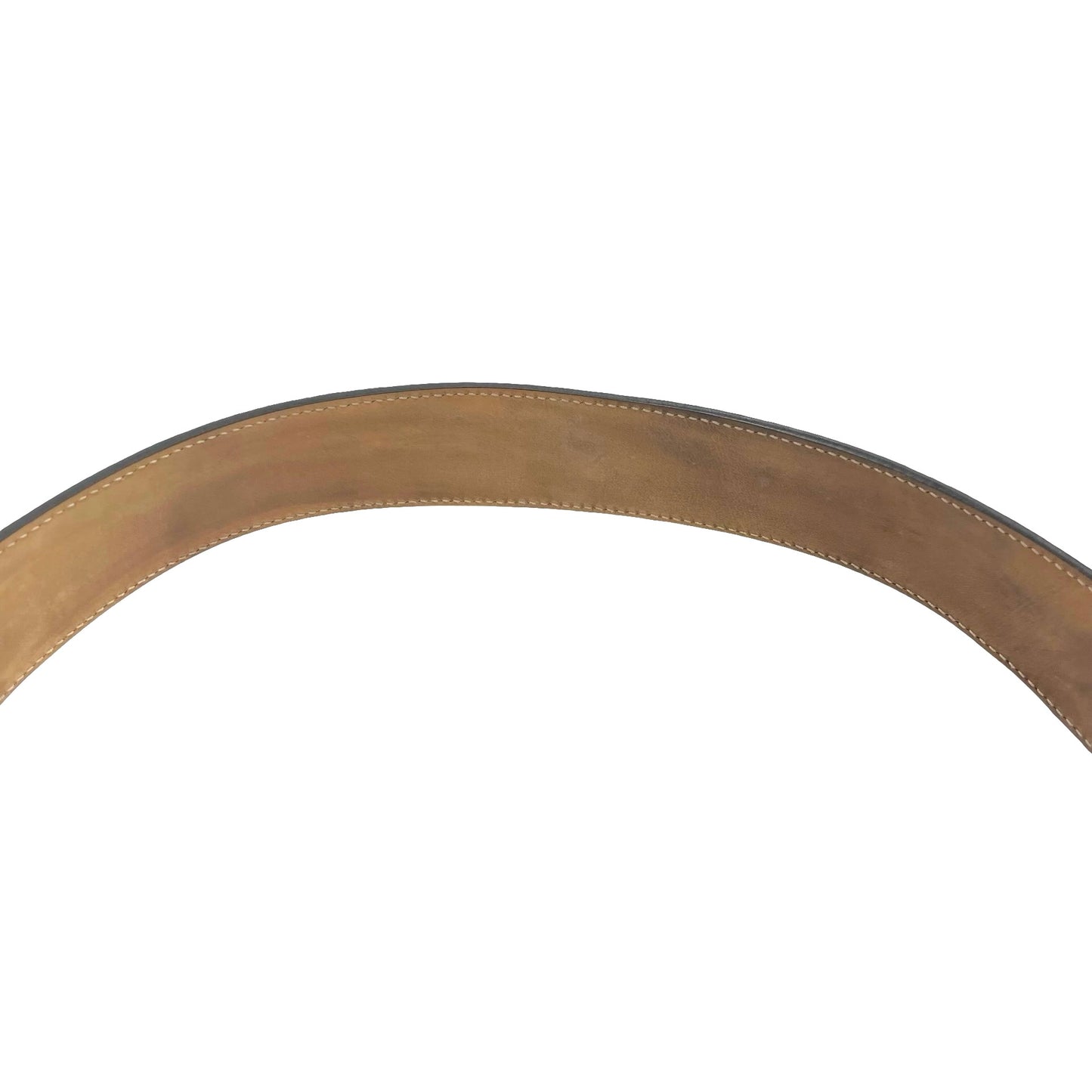 Used GUCCI GG Supreme Interlocking G Belt Belt Beige Silver