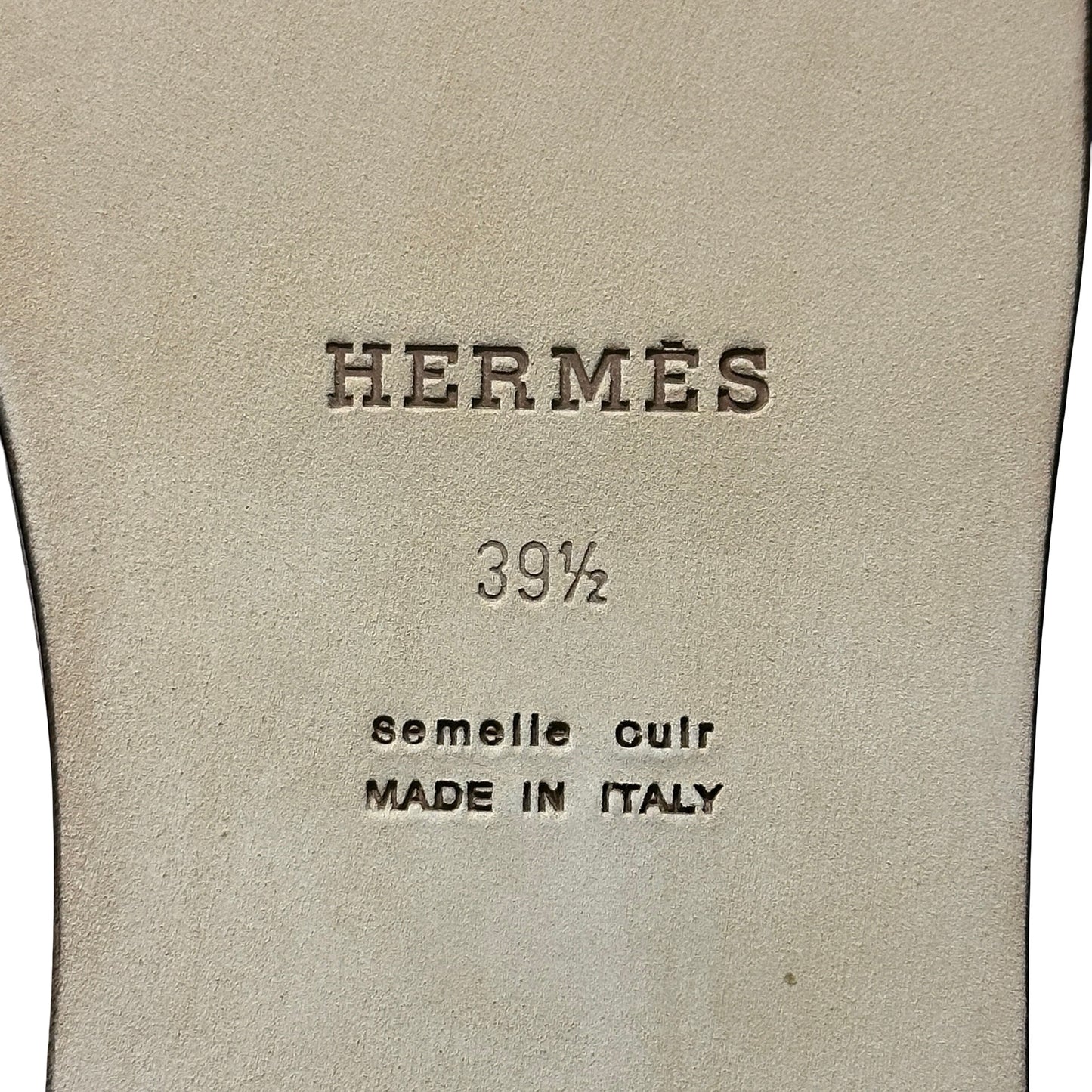 Unused HERMÈS Izmir sandal men’s Shoes Brown