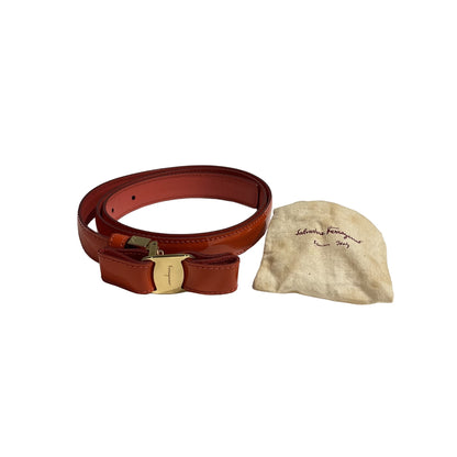 FERRAGAMO BELT PATENT LEATHER PINK [3000790]