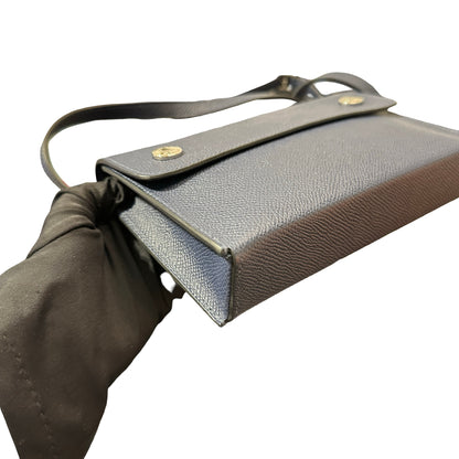 Used HERMÈS Epsom leather Snap bag Wallet Navy PHW