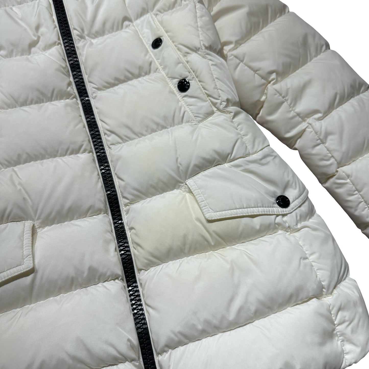 Used MONCLER Puffer Clion Giubbotto Clothes White