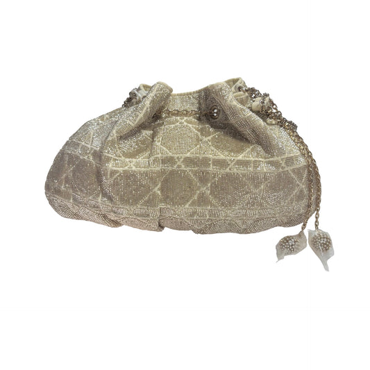 DIOR DRAWSTRING CHAIN SHOULDER BAG [3000398]