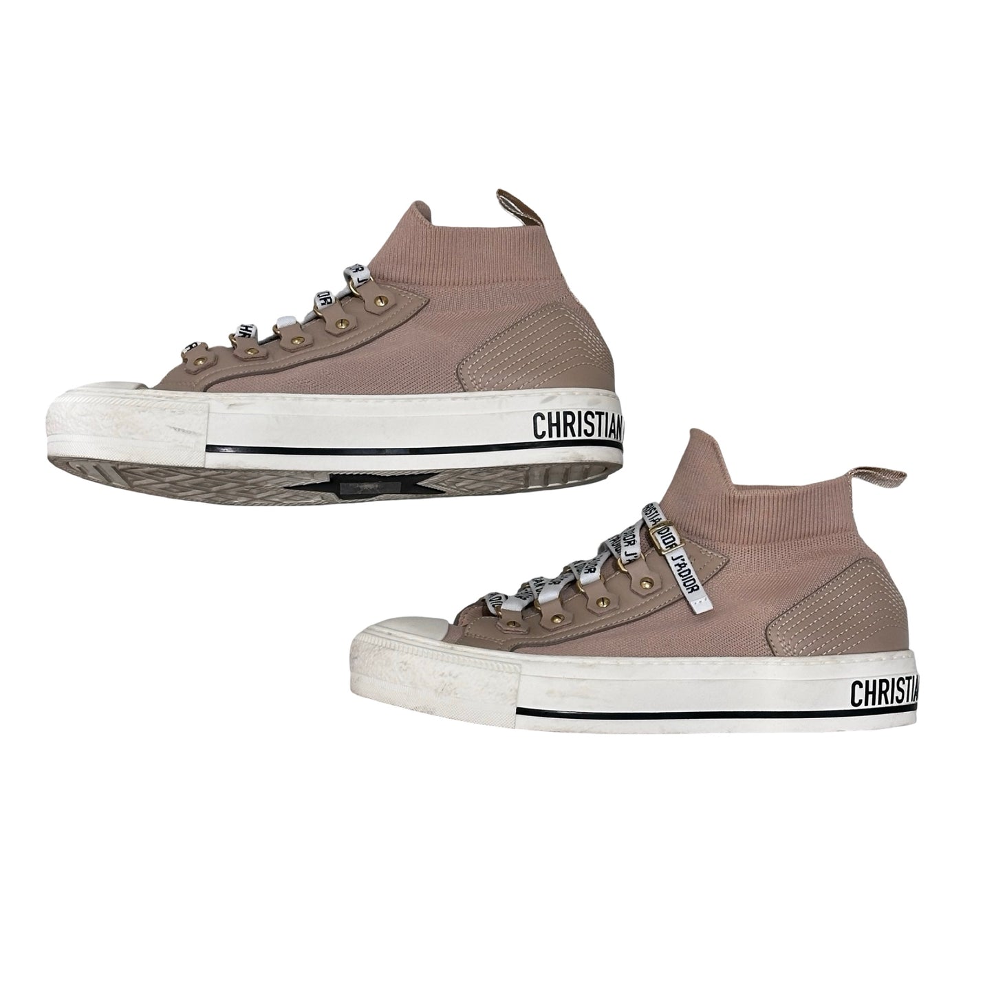 Used DIOR Sneakers Shoes Beige White
