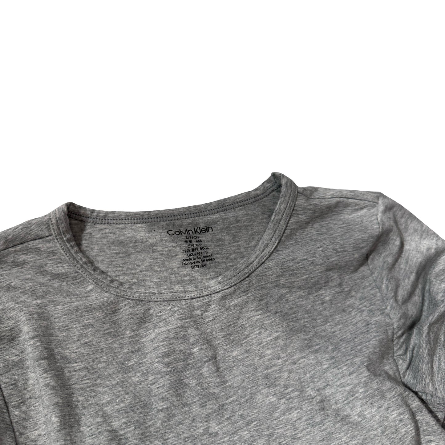 Used CALVIN KLEIN cotton T - Shirt Clothes Grey
