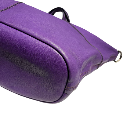 GIVENCHY PURPLE LEATHER SHOULDER BAG [3000658]