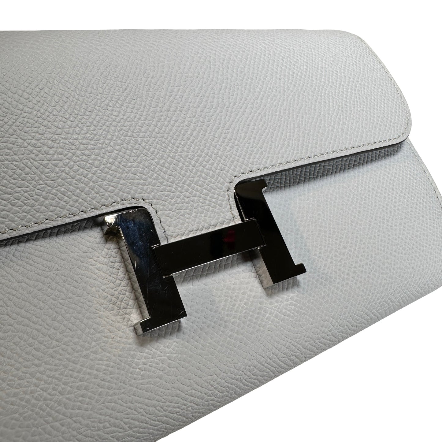 Used HERMES Epsom Constance to go Cross body bag Gris Platine PHW