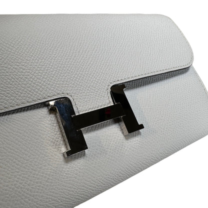 Used HERMES Epsom Constance to go Cross body bag Gris Platine PHW
