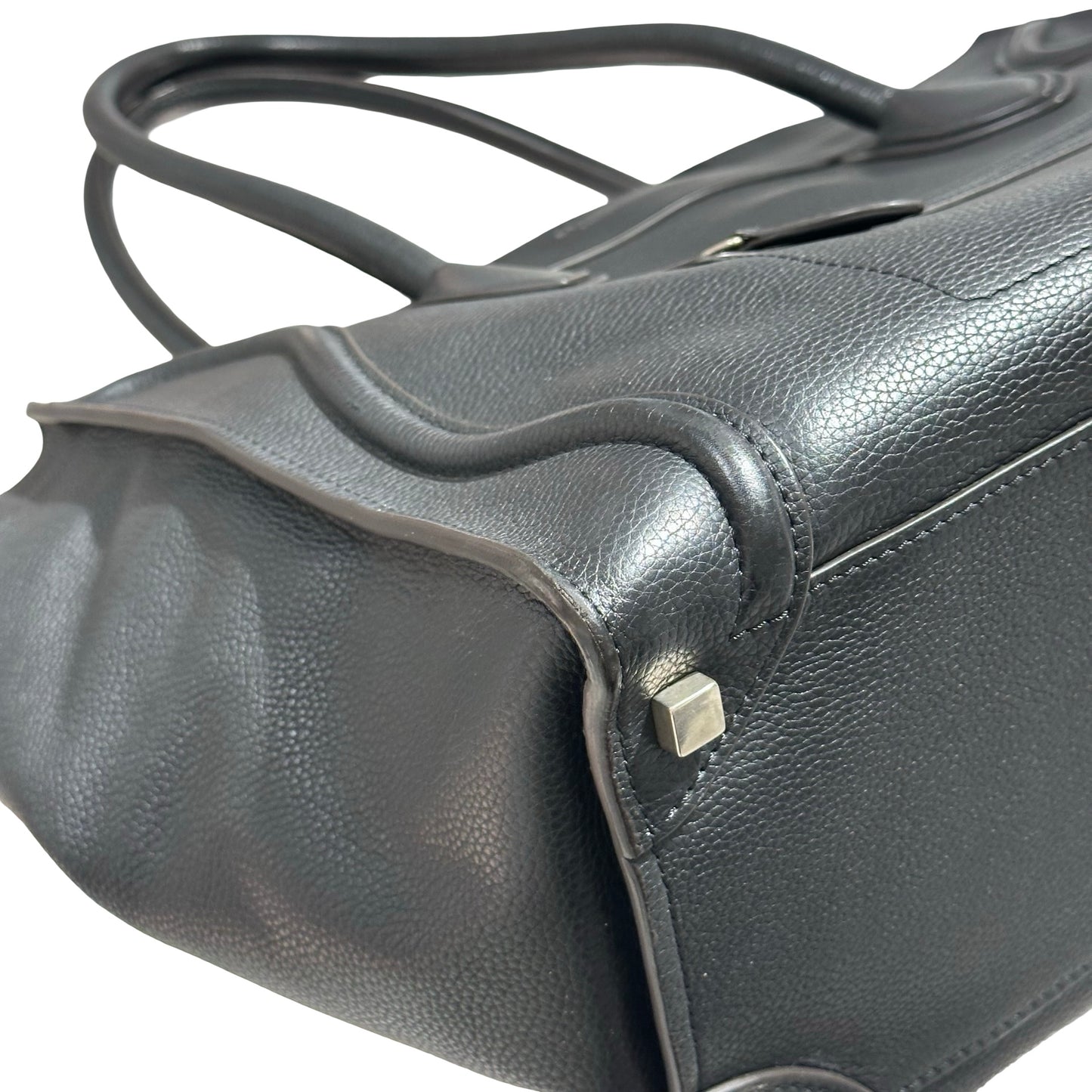 Used CÉLINE Luggage Large Handbag Black
