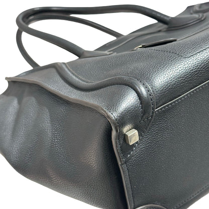 Used CÉLINE Luggage Large Handbag Black