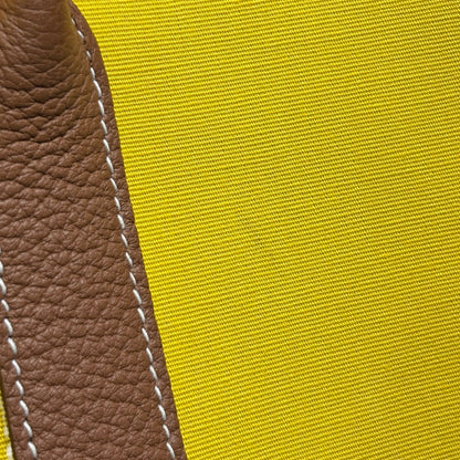 Hermès Garden Party 30 Handbag Yellow PHW