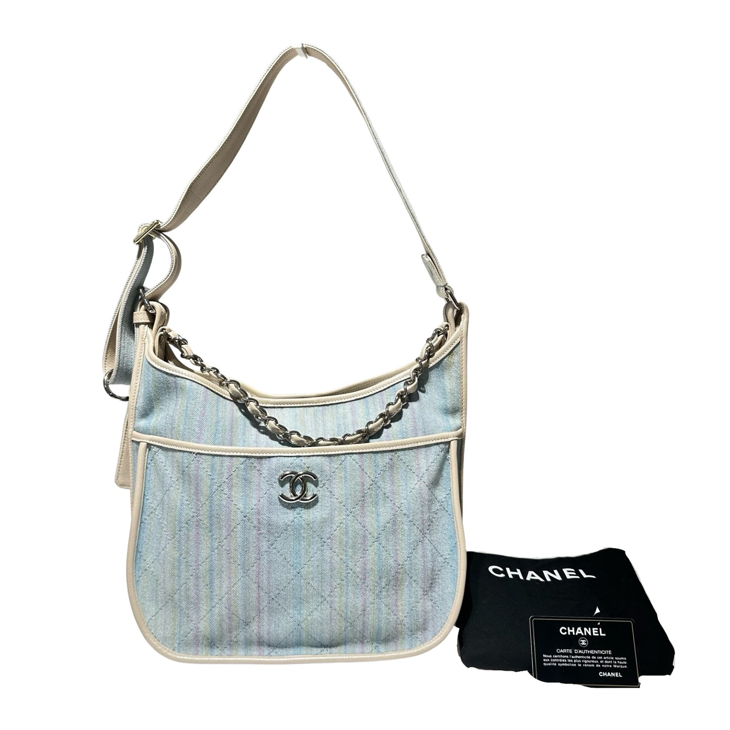 Denim Jungle stroll Hobo Two Way Shoulder Bag [101602]