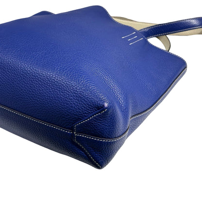 HERMES LIGHT GREY & BLUE DOUBLE SENS 28 [3000276]