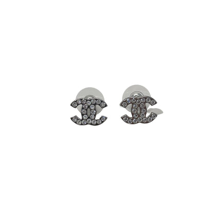 Used CHANEL Earrings PHW