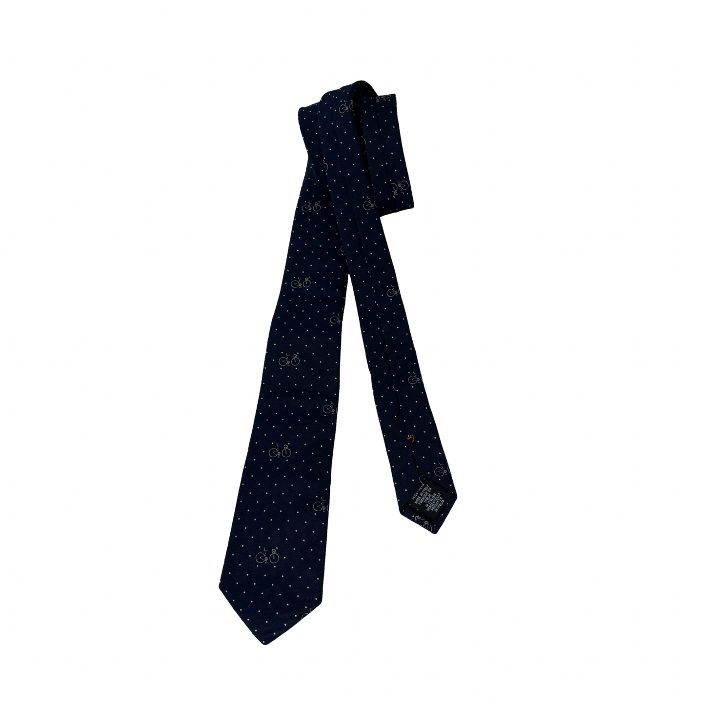 PAUL SMITH BICYCLE DOTTED TIE NAVY [3000204]