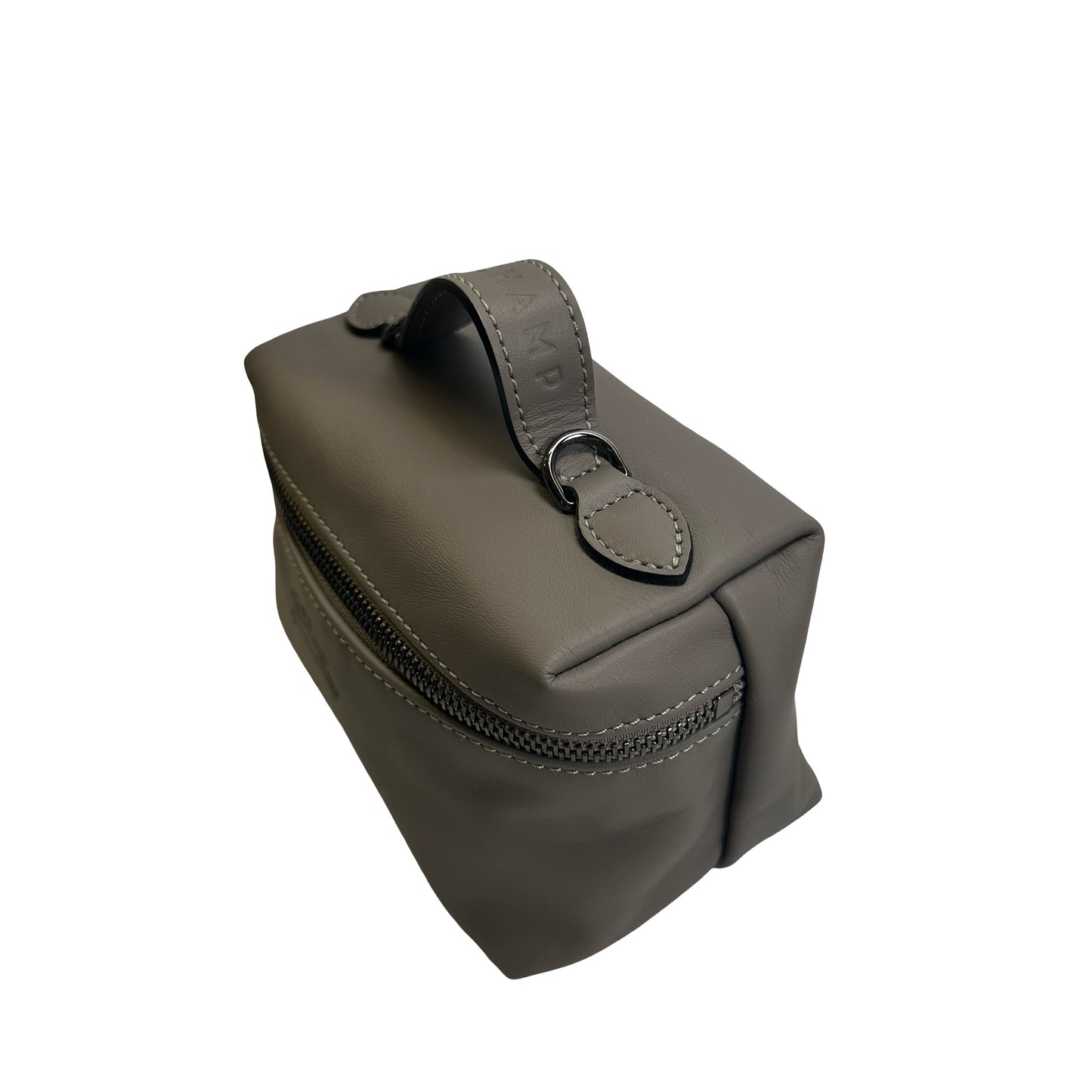 Used LONGCHAMP Leather Le Pliage Xtra Vanity case Grey