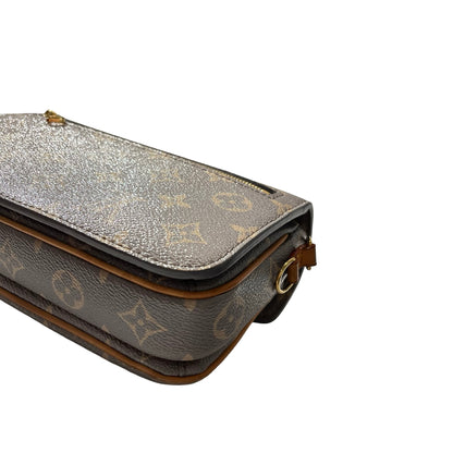 Used LOUIS VUITTON Autres Touiles Monogram Pochette Métis Shoulder Bag Gray GHW