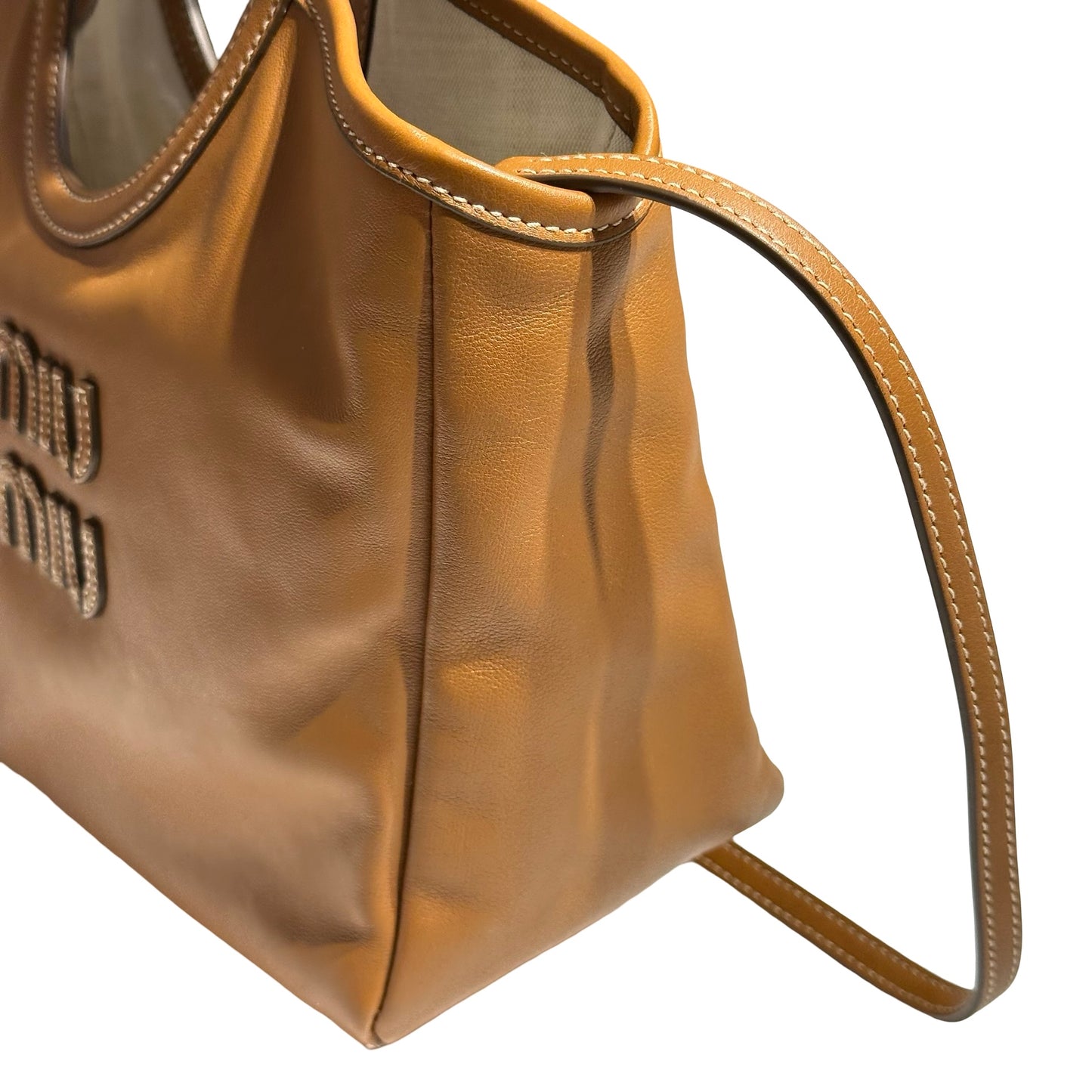 MIU MIU IVY BAG BROWN [20004203]