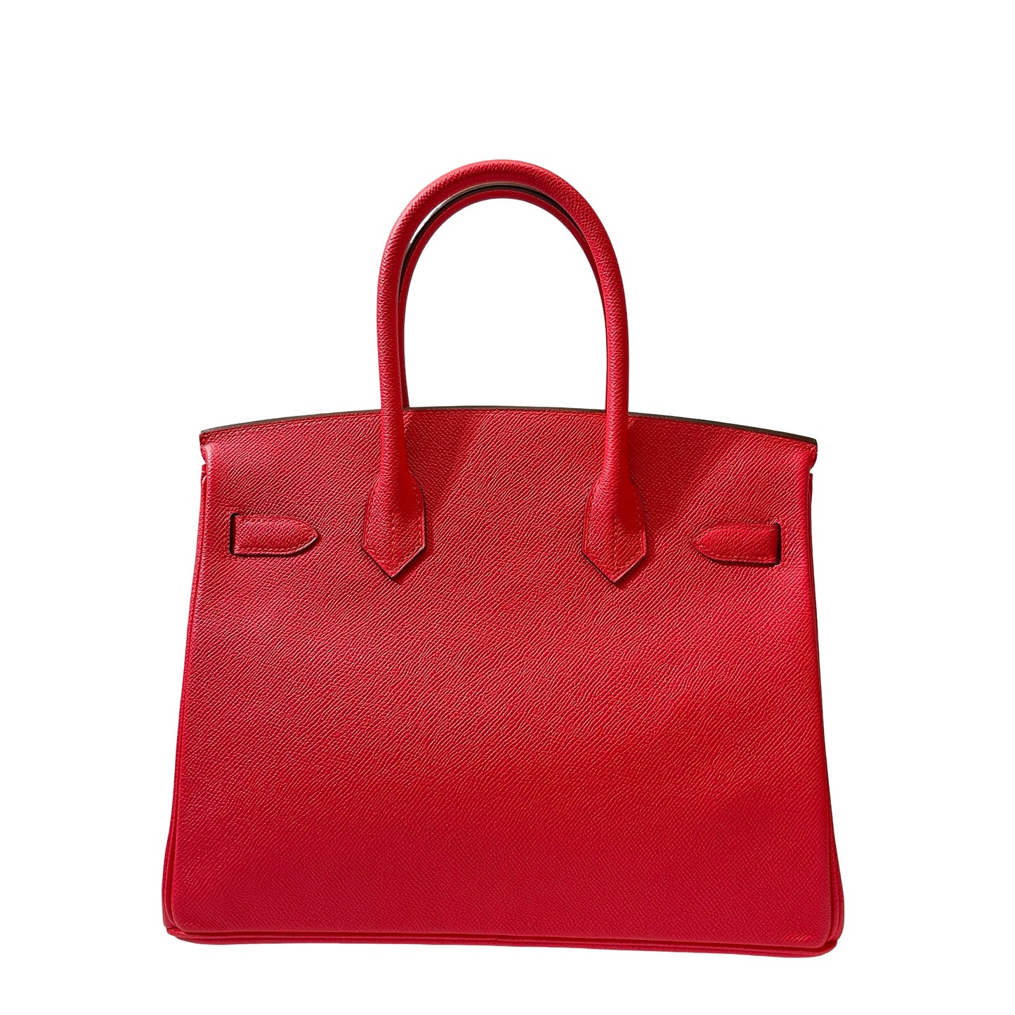 Used HERMÈS Epsom leather Birkin 30 Handbag Pink PHW